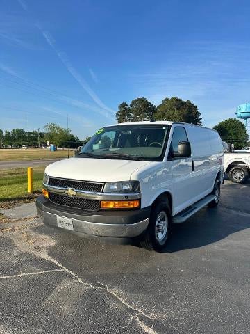 2023 Chevrolet Express Cargo 2500 WT in Summit White — front three-quarter view